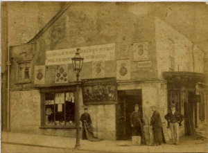 Charles Sharpe's shop at the end of the nineteenth century.